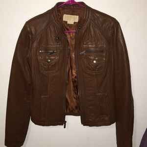 Michael Kors Leather Jacket size medium